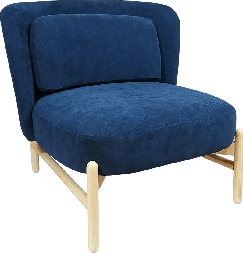 Claonia Blue Accent Chair