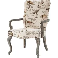 Seigel Ivory Accent Chair