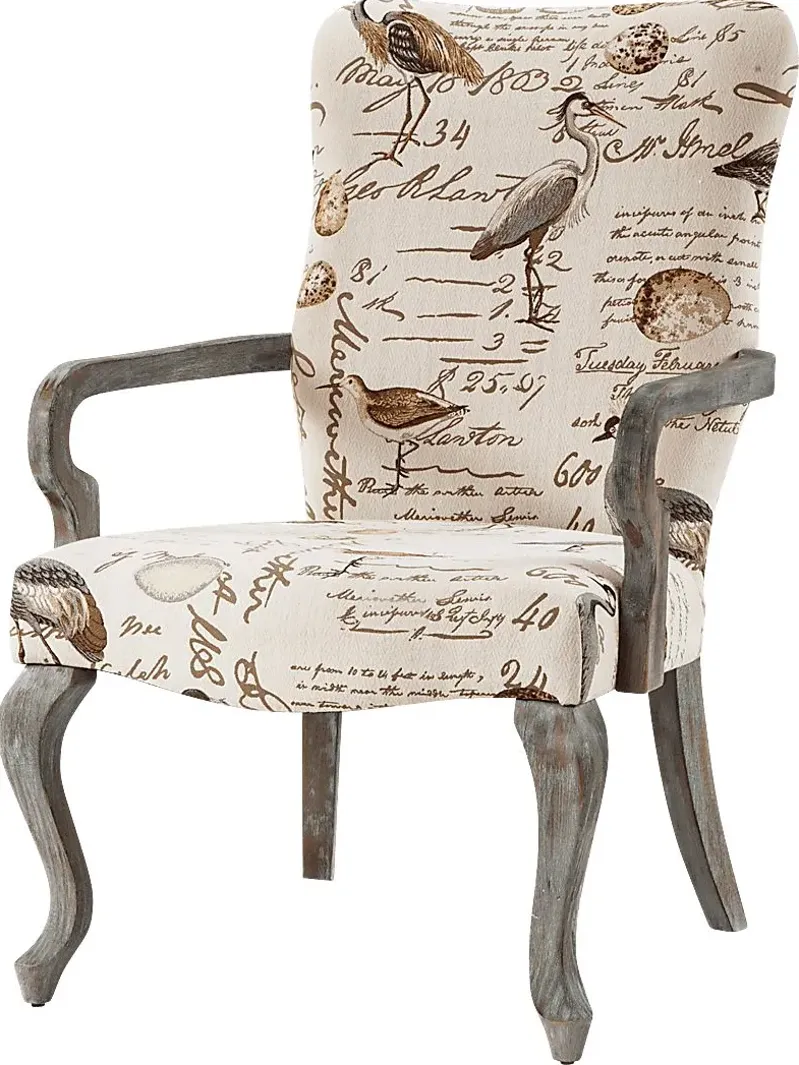 Seigel Ivory Accent Chair