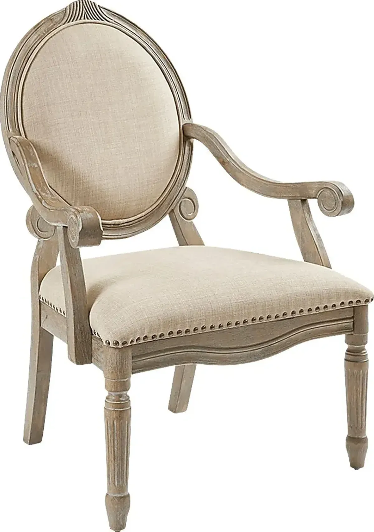 Patchen Beige Accent Chair