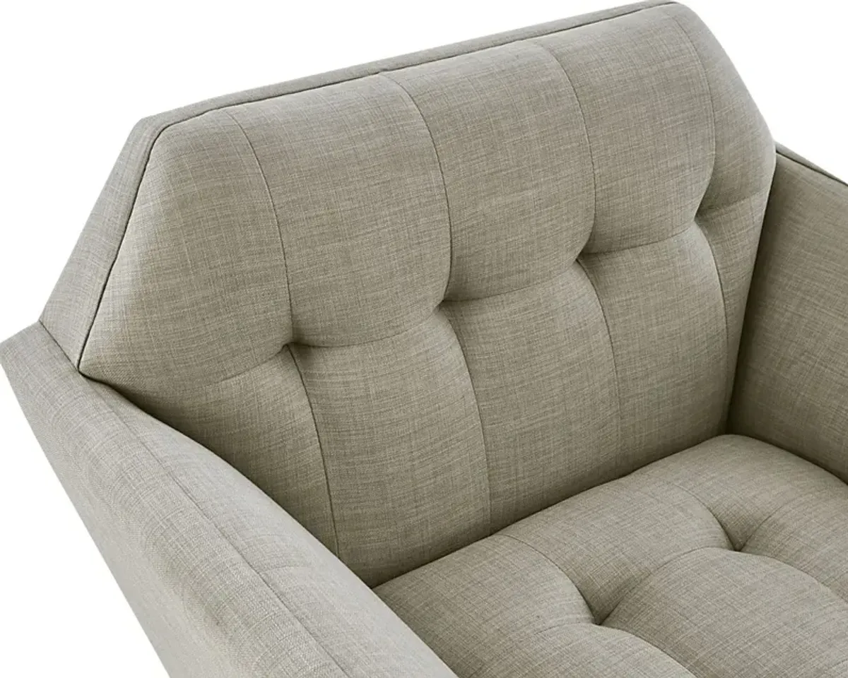Carrere Light Gray Accent Chair