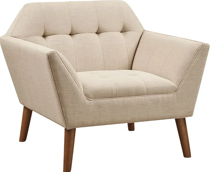 Carrere Beige Accent Chair