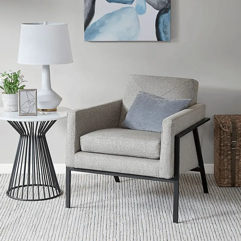 Genoa Gray Accent Chair