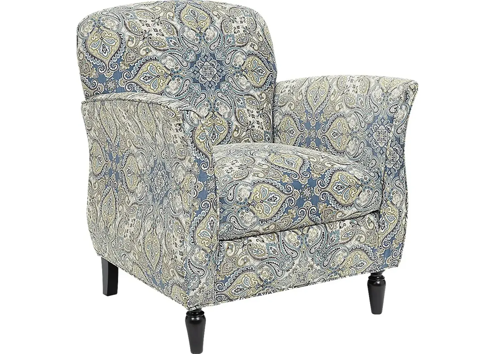 Wylie Blue Accent Chair