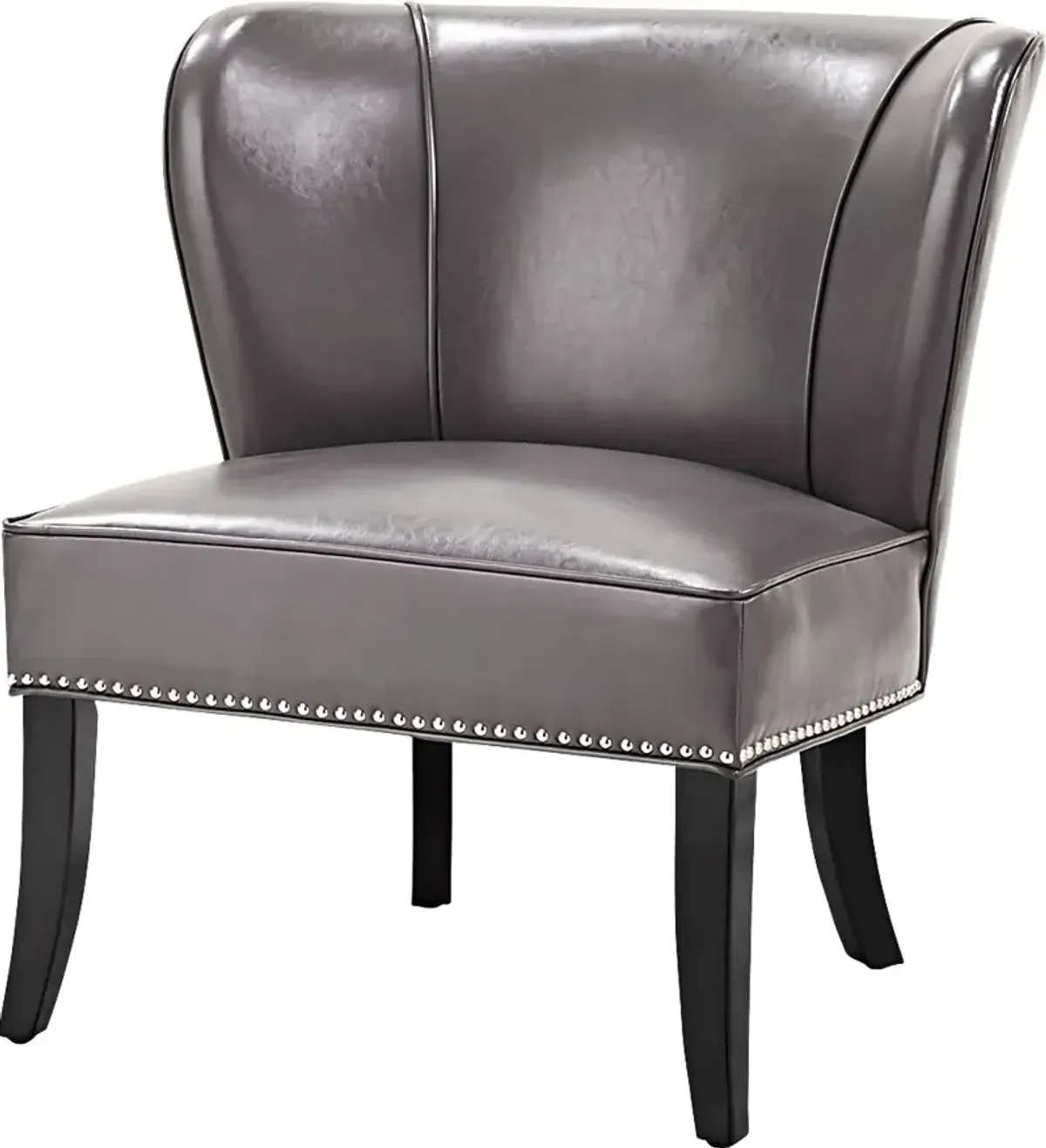 Wallach Gray Armless Accent Chair