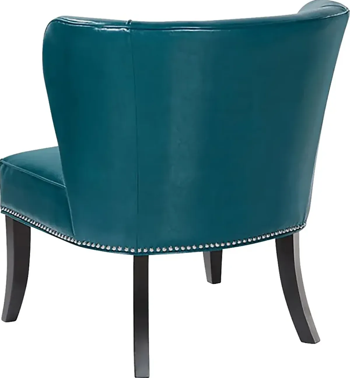 Wallach Blue Armless Accent Chair