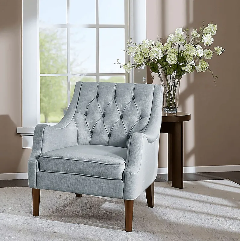 Caravatta Blue Accent Chair