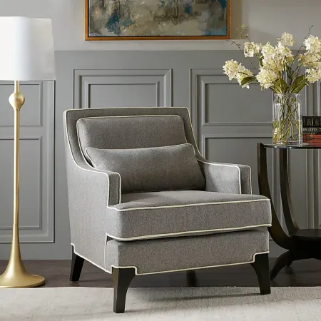 Suter Gray Accent Chair