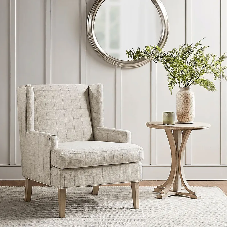 Raum Beige Accent Chair