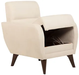 Trysail Beige Accent Chair