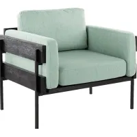 Clyburn II Green Accent Chair