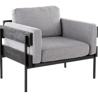 Clyburn II Gray Accent Chair