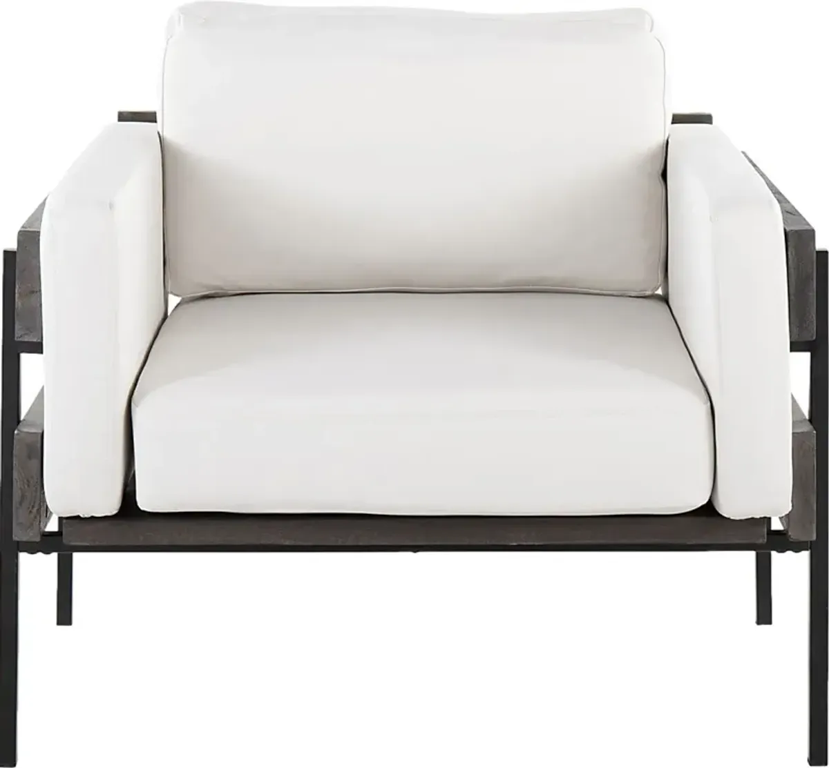 Clyburn VII White Accent Chair