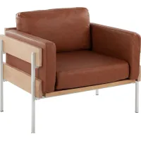 Clyburn Camel Accent Chair