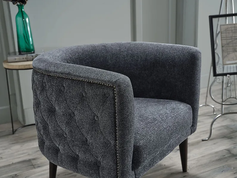 Luxberry Gray Accent Chair