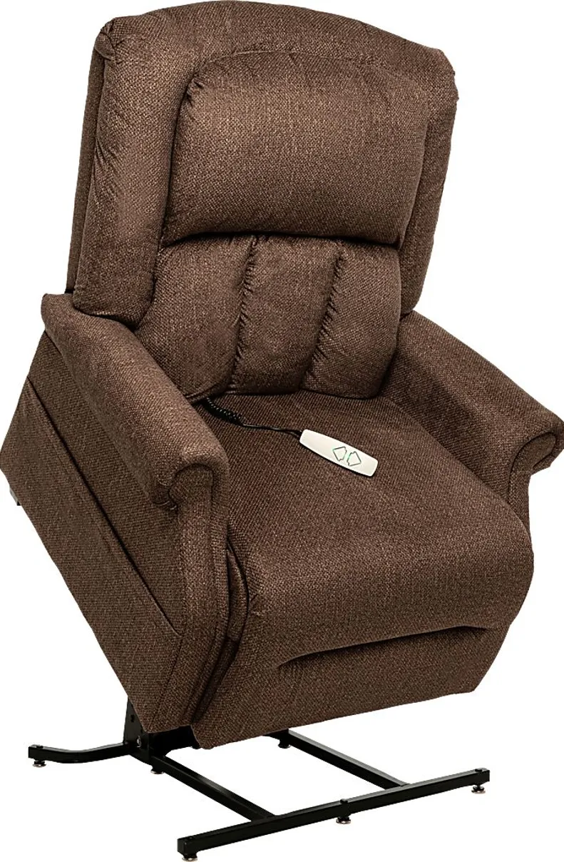 Antenor Brown Power Lift Recliner