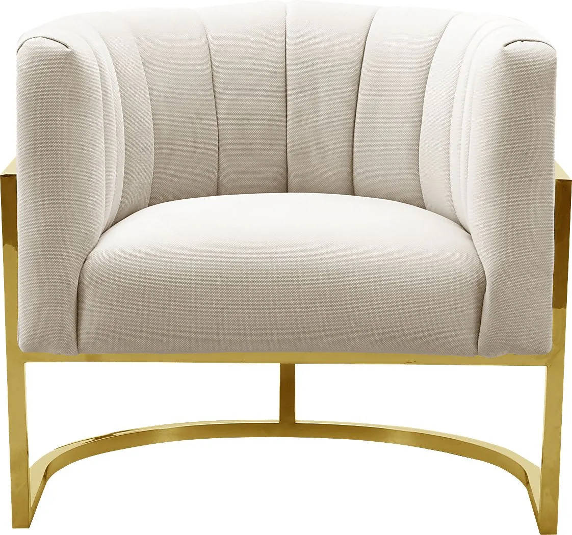 Maggie Lane I Cream Accent Chair