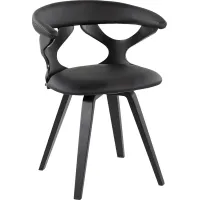 Belnera I Black Accent Chair