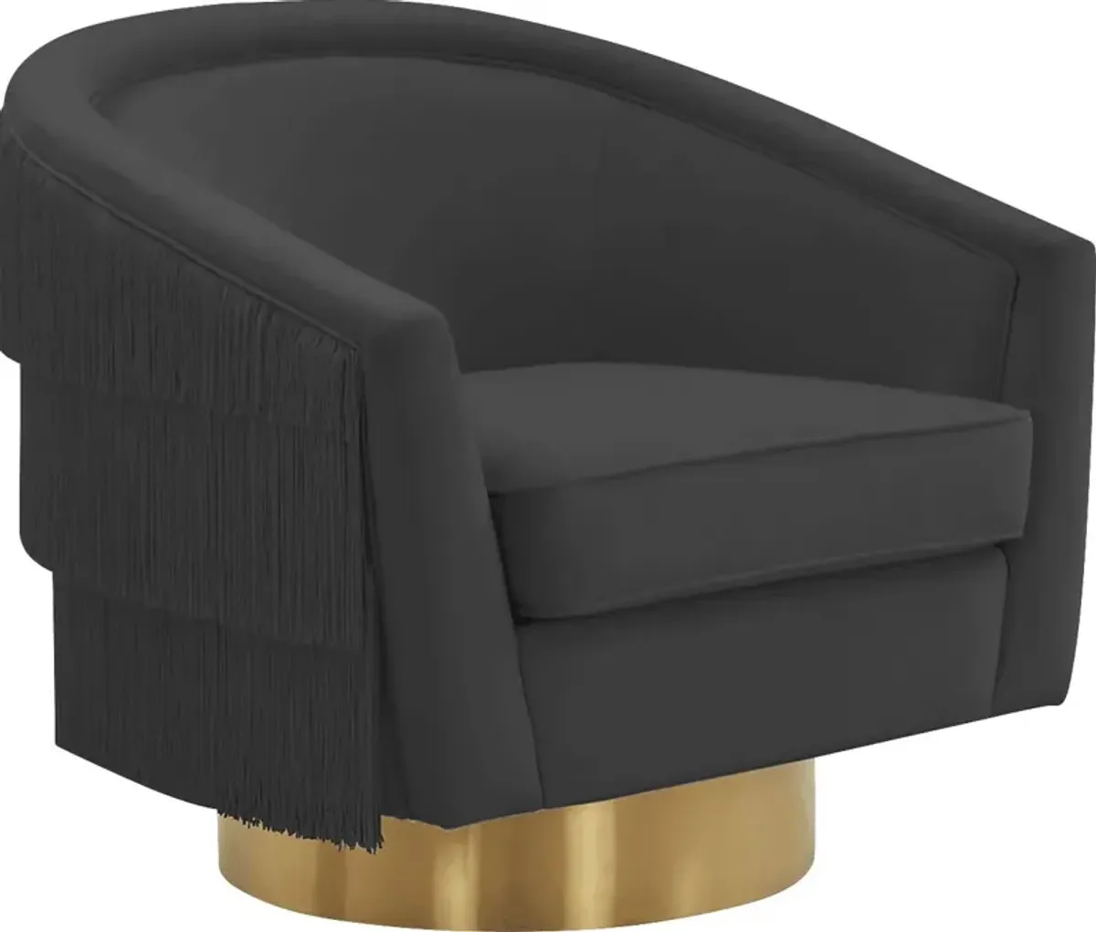 Frinella Black Accent Chair