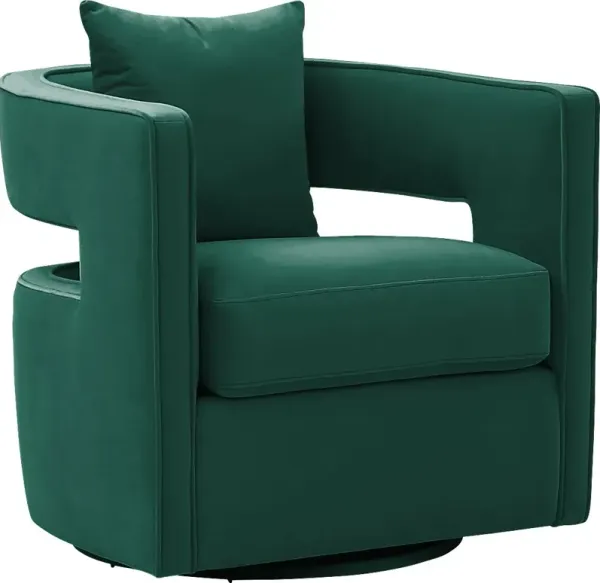 Endalyn Green Accent Chair