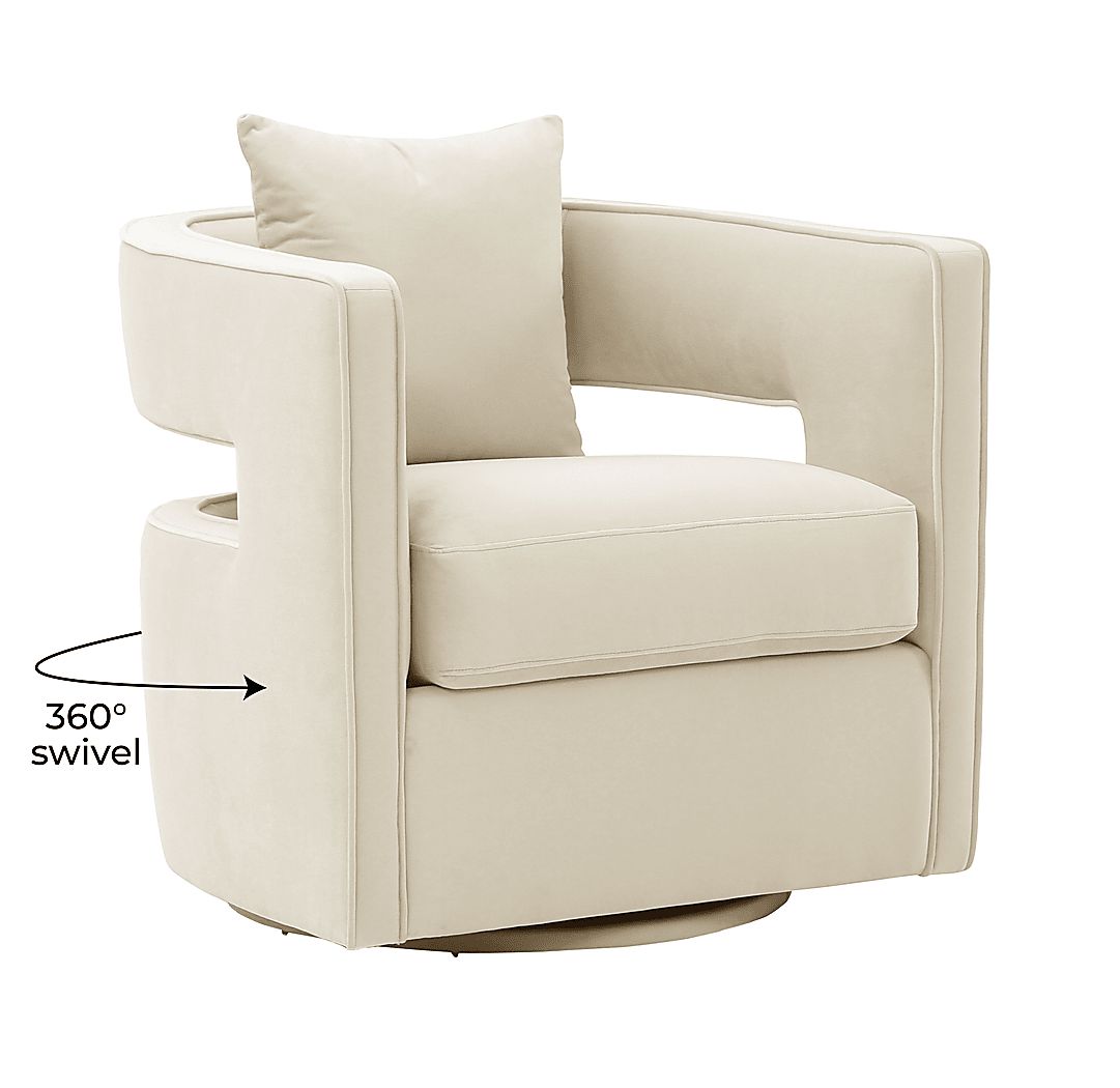 Endalyn Cream Accent Chair
