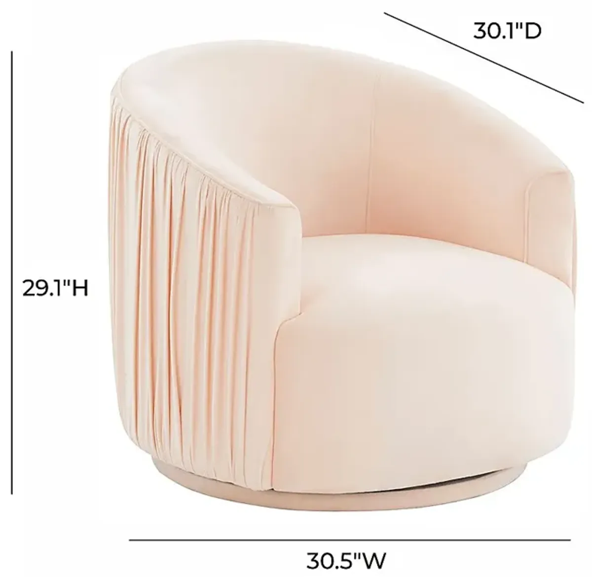 Spandra Blush Accent Chair