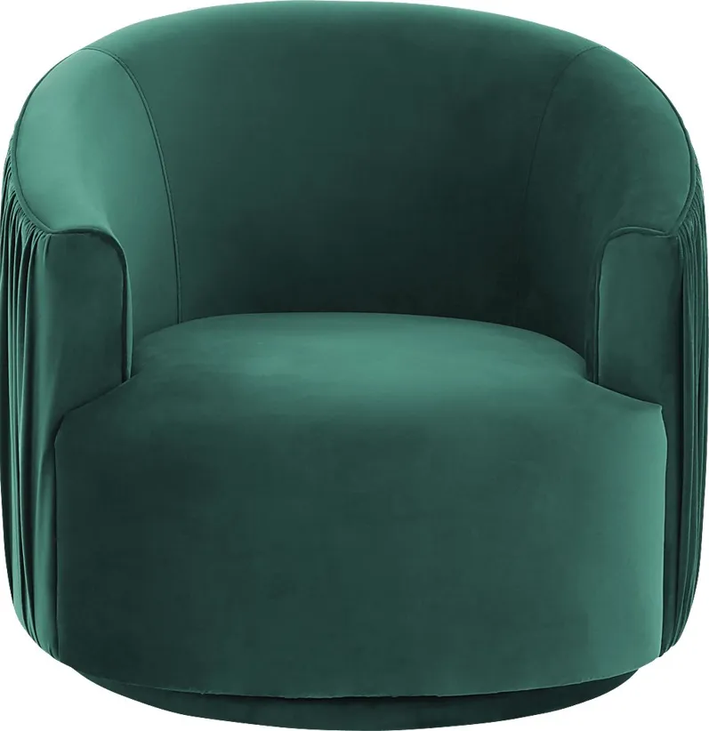 Spandra Green Accent Chair