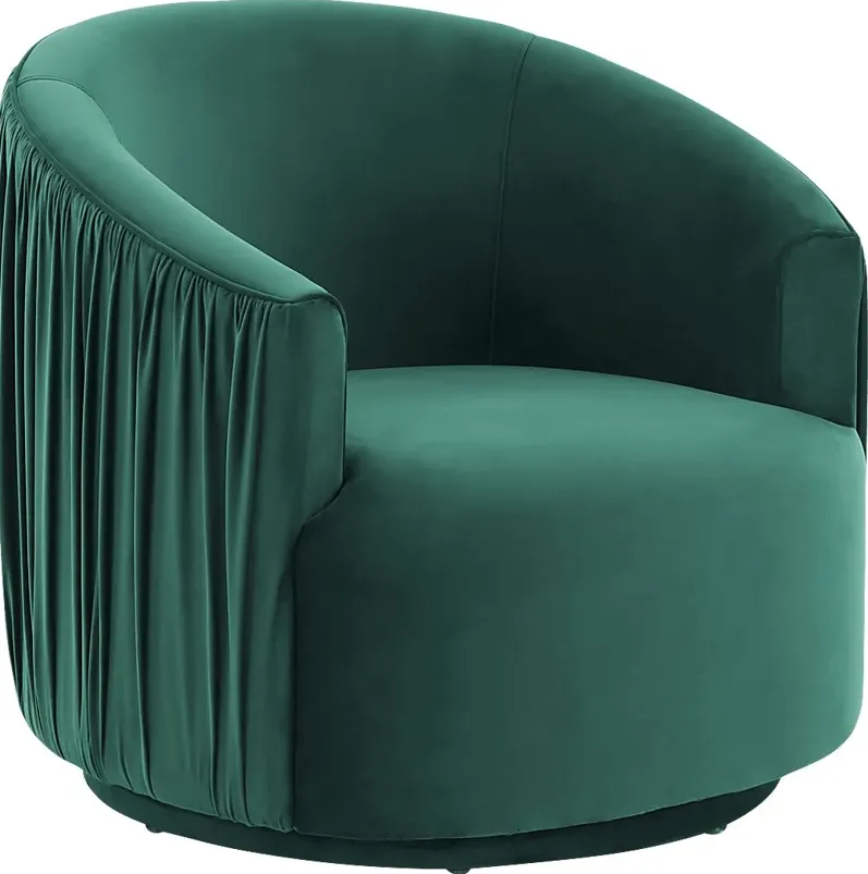 Spandra Green Accent Chair