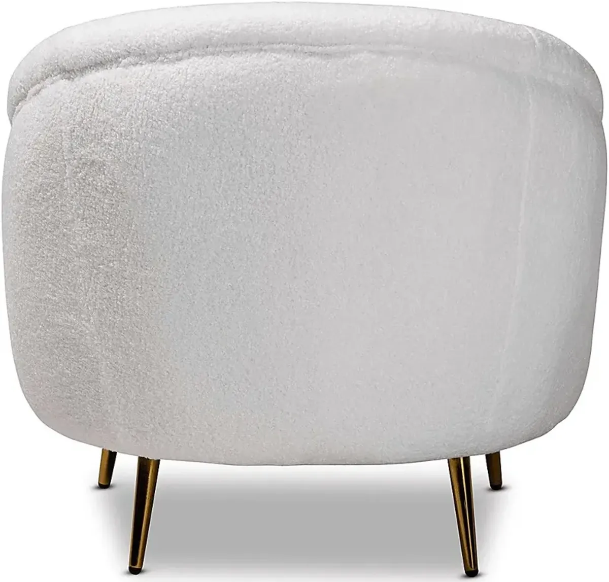 Alisen White Accent Chair