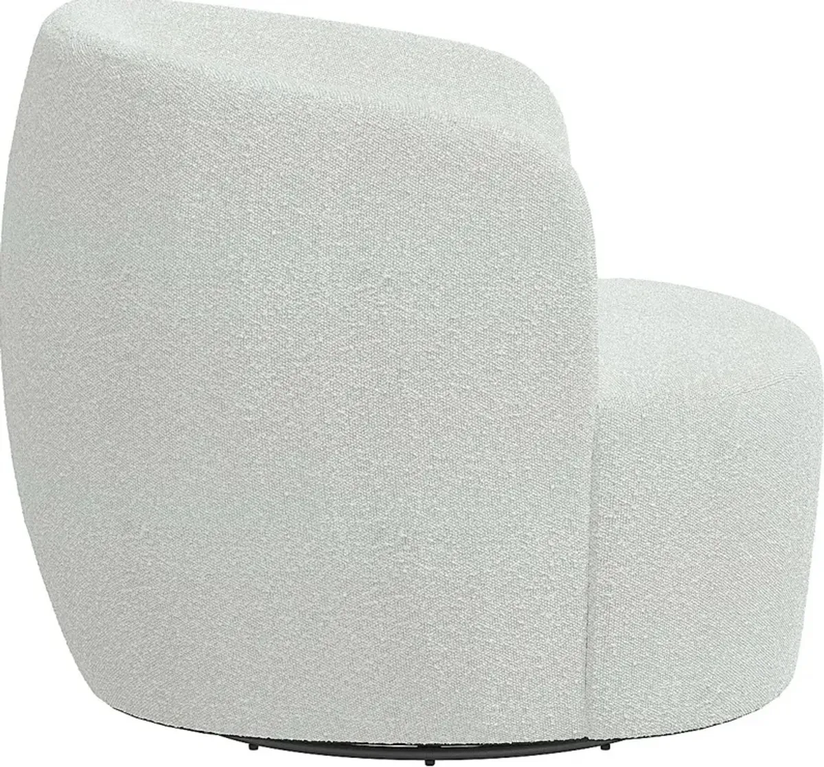 Elloran Cream Swivel Accent Chair