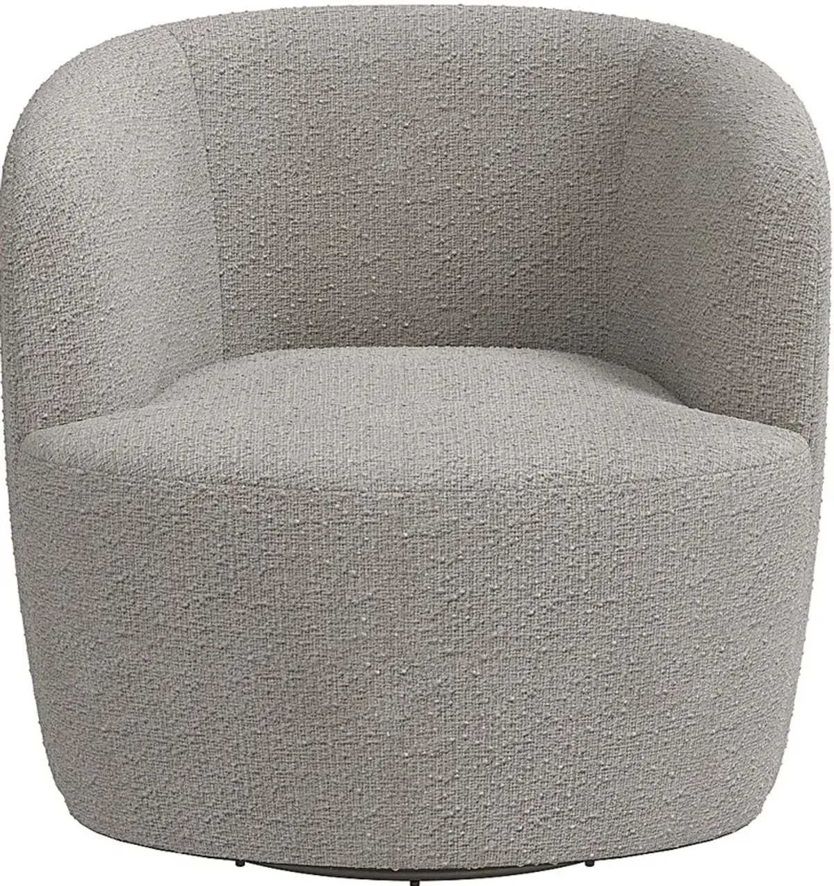 Elloran Gray Swivel Accent Chair