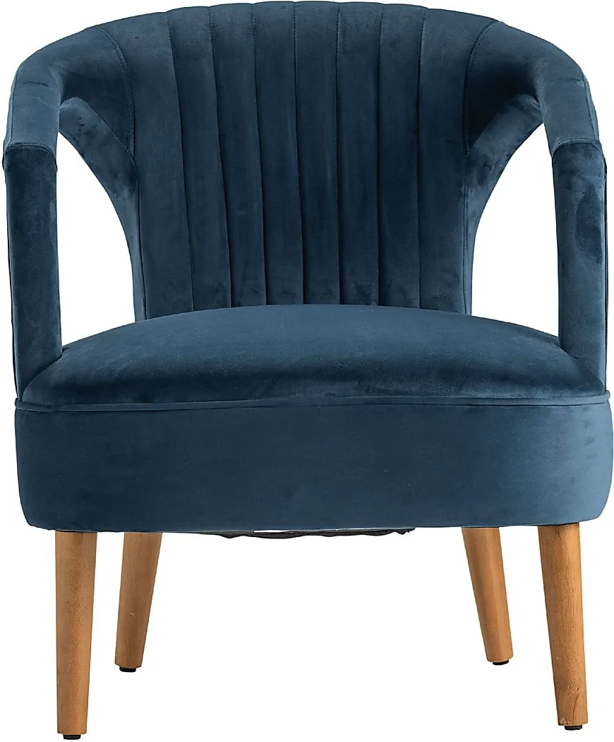 Hampson Blue Accent Chair