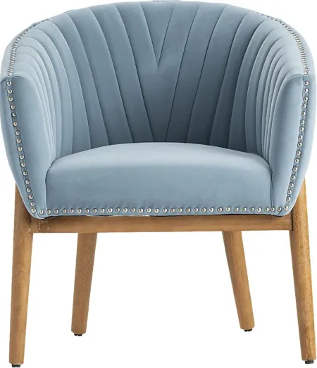 Avalyn Elle Blue Accent Chair