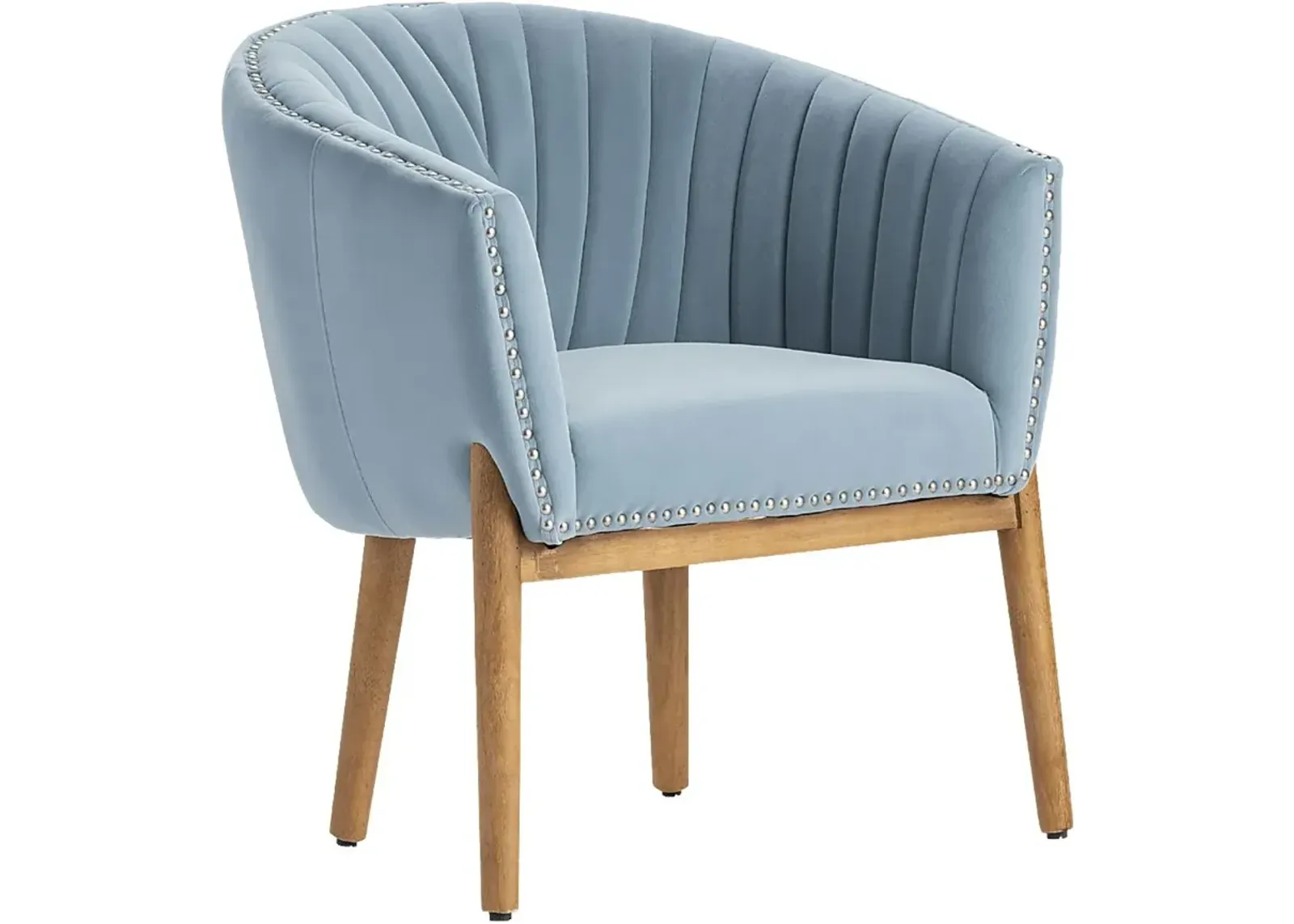 Avalyn Elle Blue Accent Chair