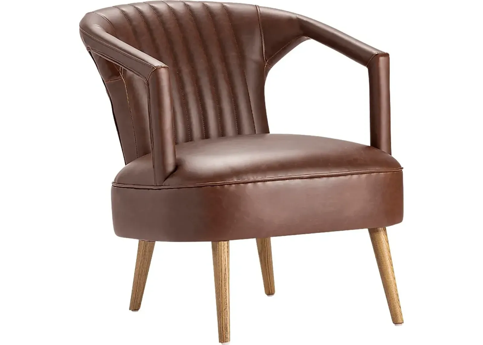 Lowrye Brown Accent Chair