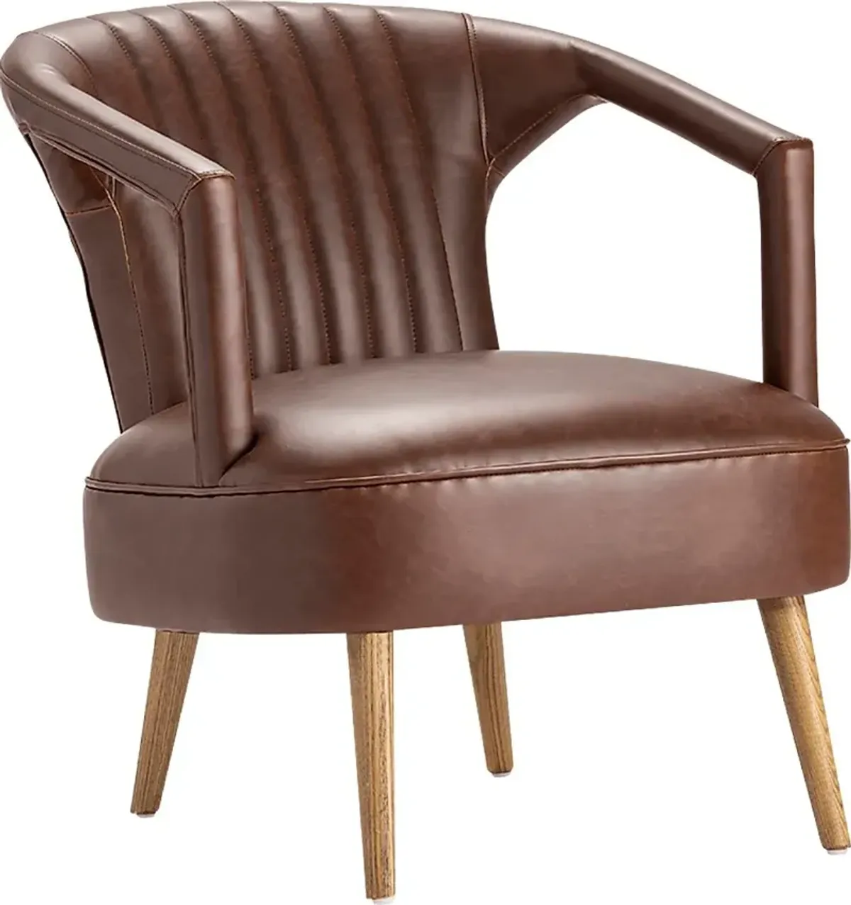 Lowrye Brown Accent Chair