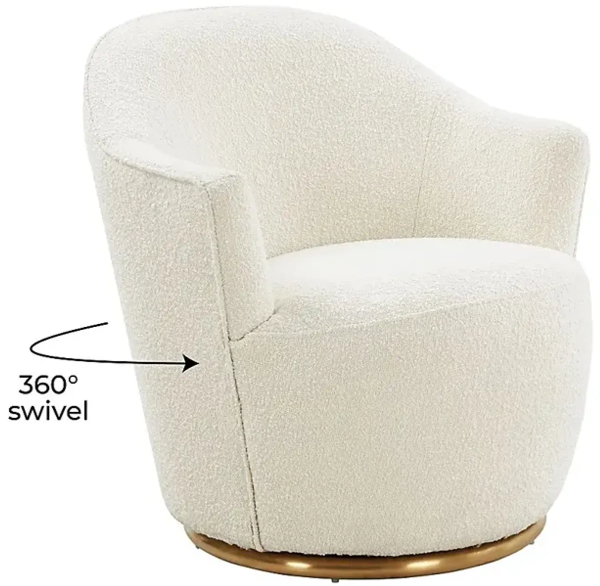 Novaelle Cream Accent Chair