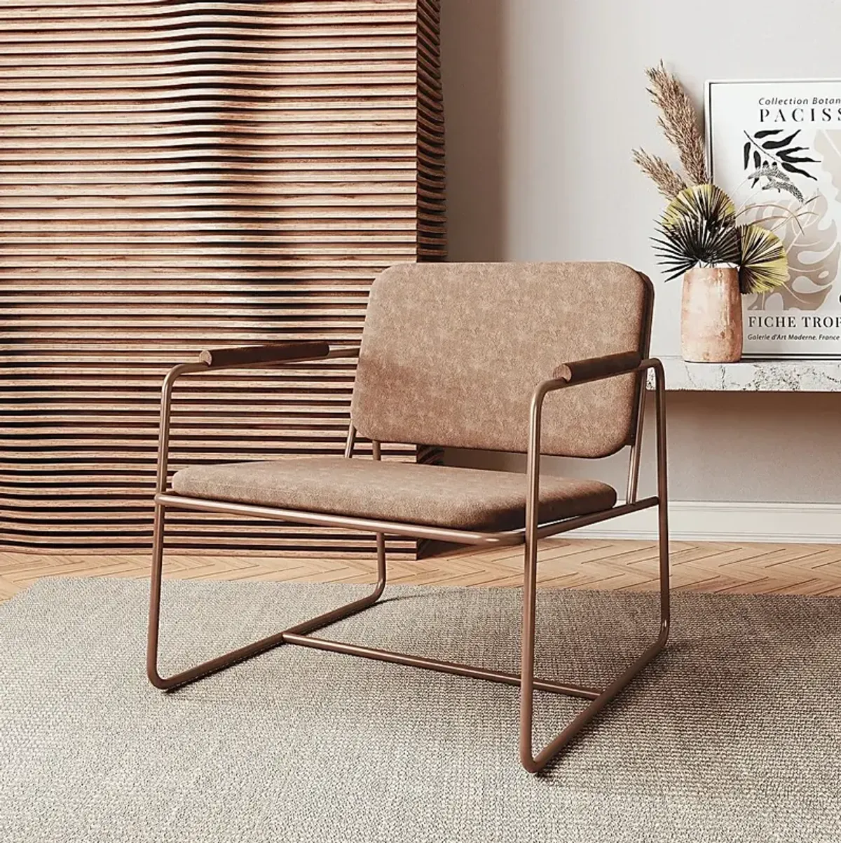 Drozan Brown Accent Chair