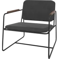 Drozan Black Accent Chair