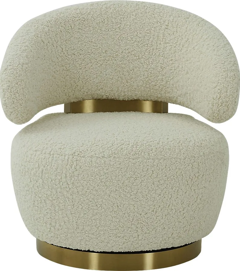 Amarjay Beige Accent Chair