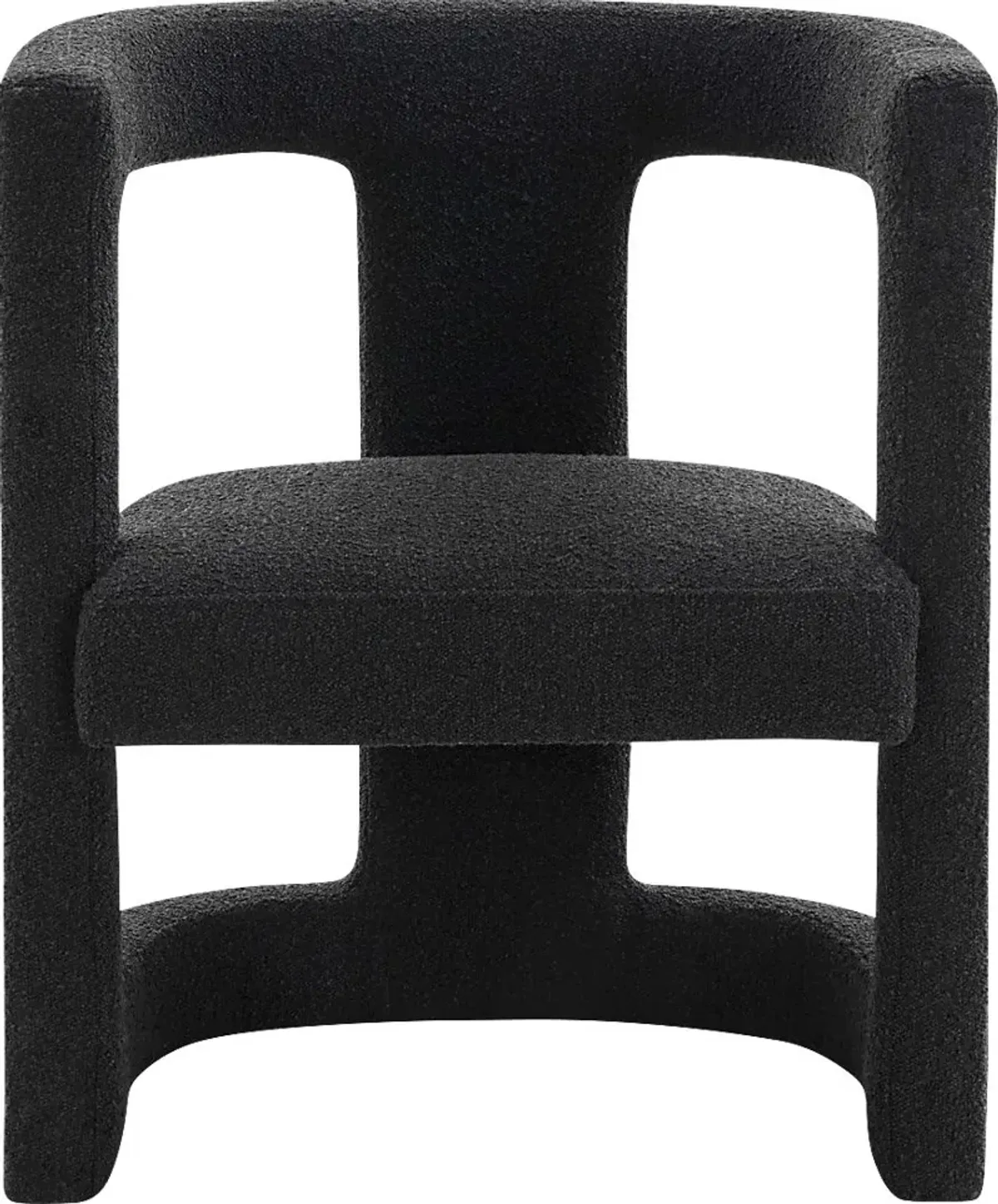 Allora Ann I Black Accent Chair