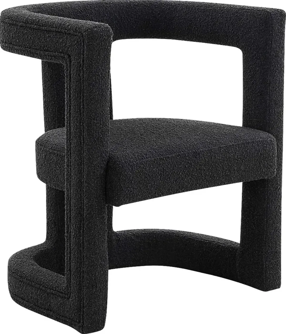 Allora Ann I Black Accent Chair