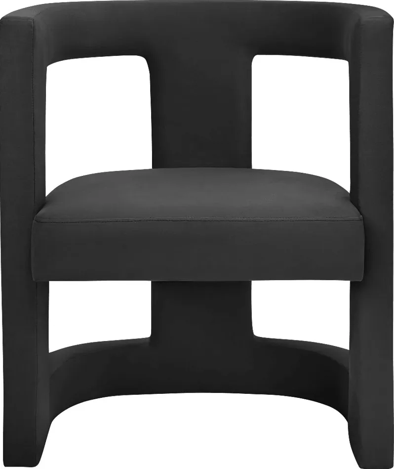 Allora Ann Black Accent Chair