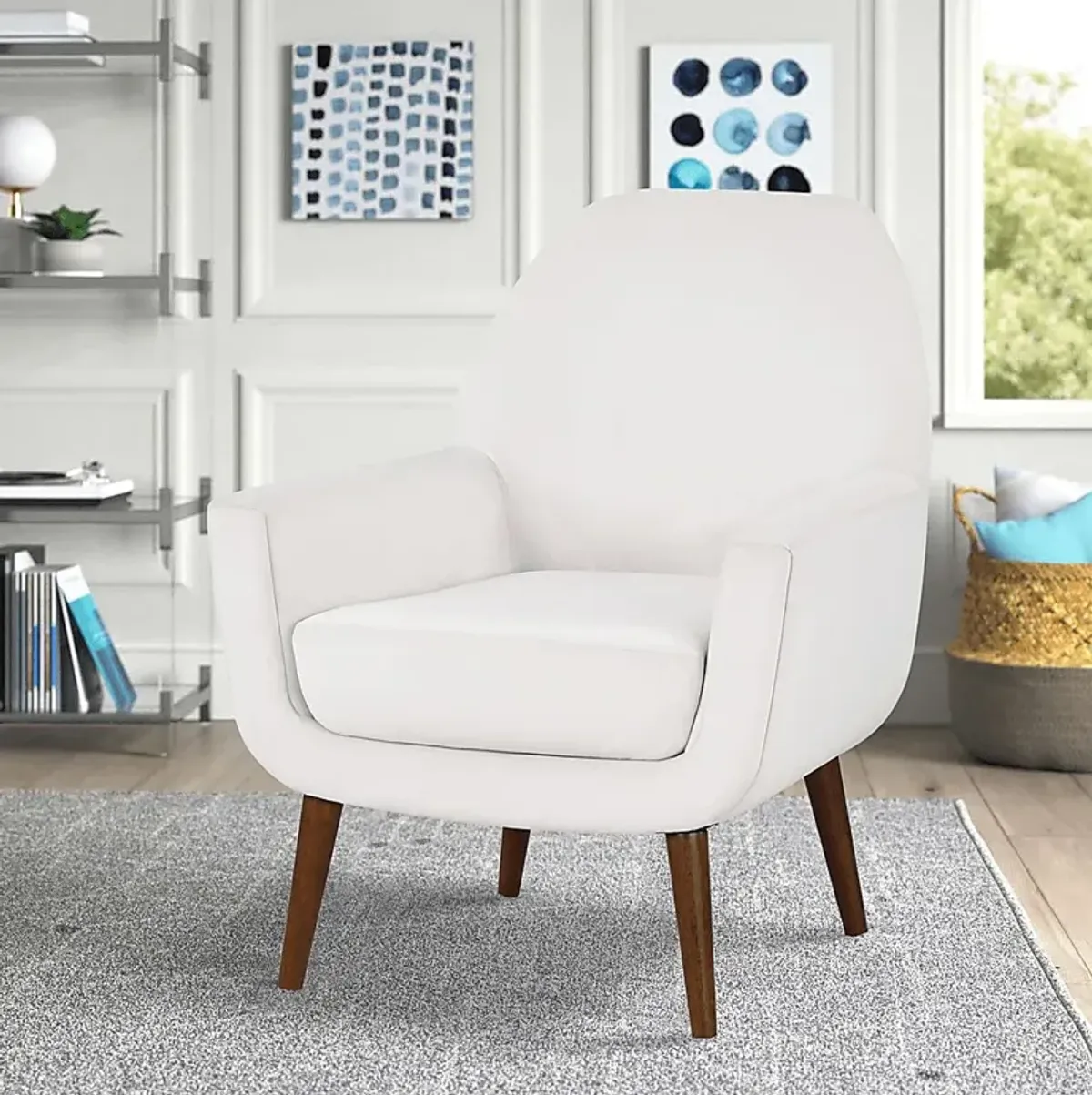 Canemah Beige Accent Chair