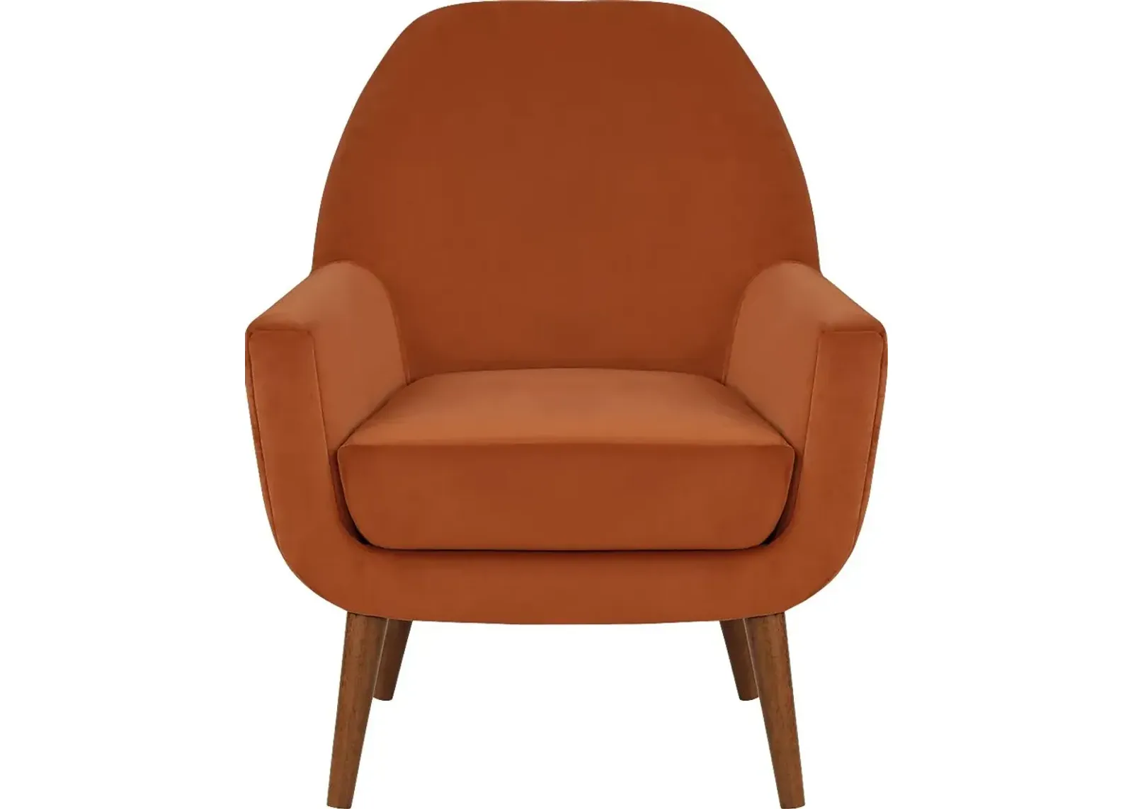 Canemah Orange Accent Chair