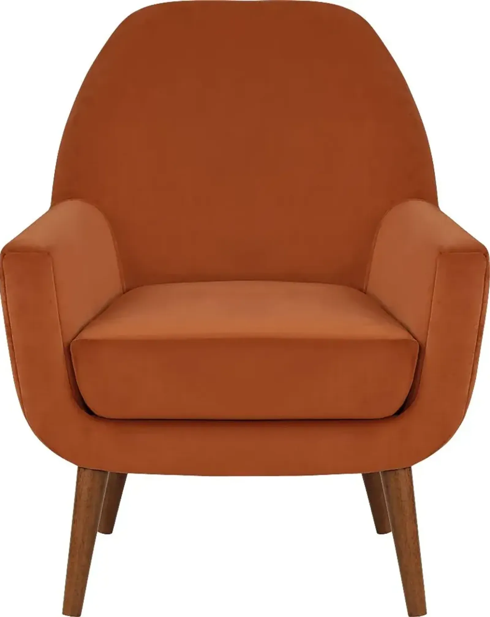 Canemah Orange Accent Chair