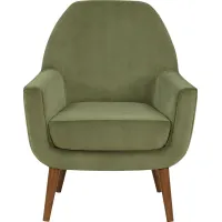 Canemah Green Accent Chair