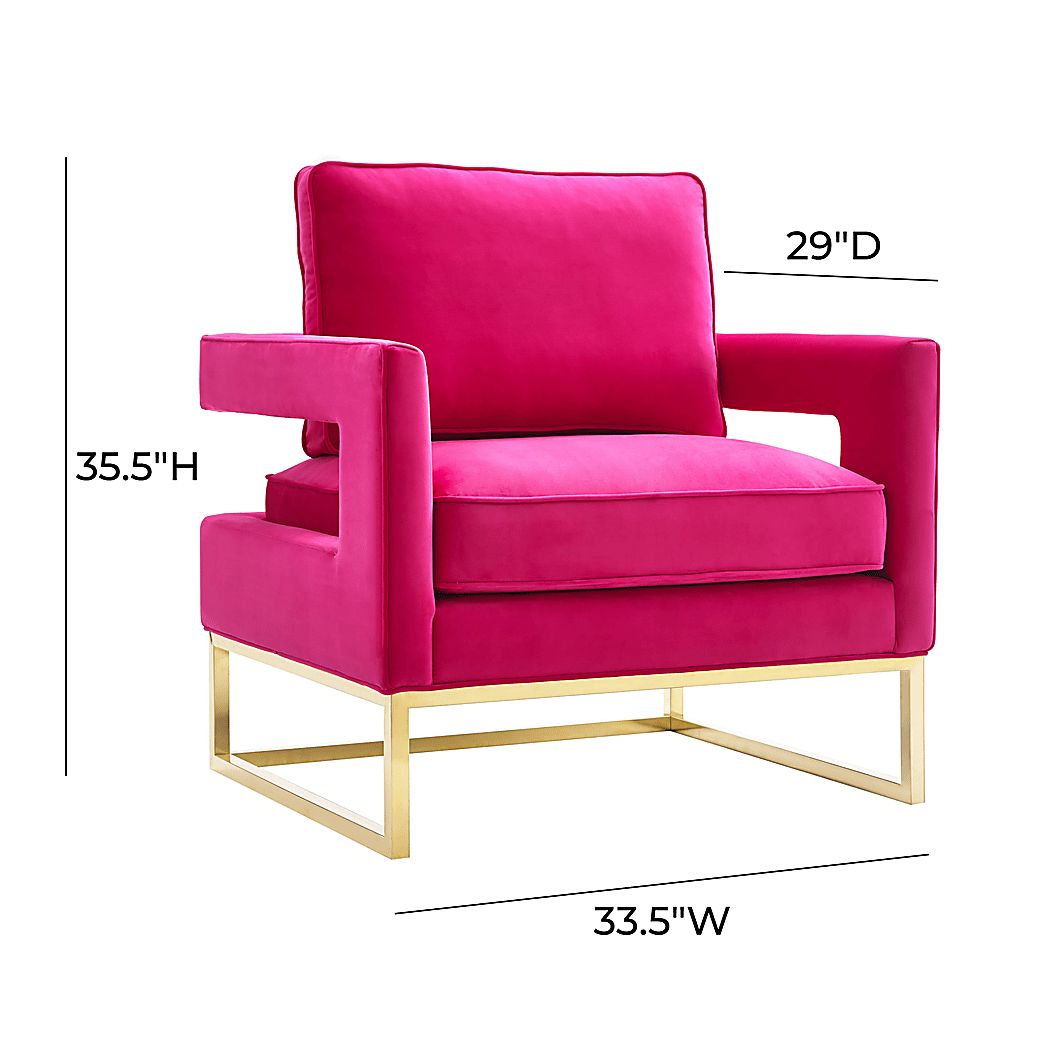 Belldid II Pink Accent Chair