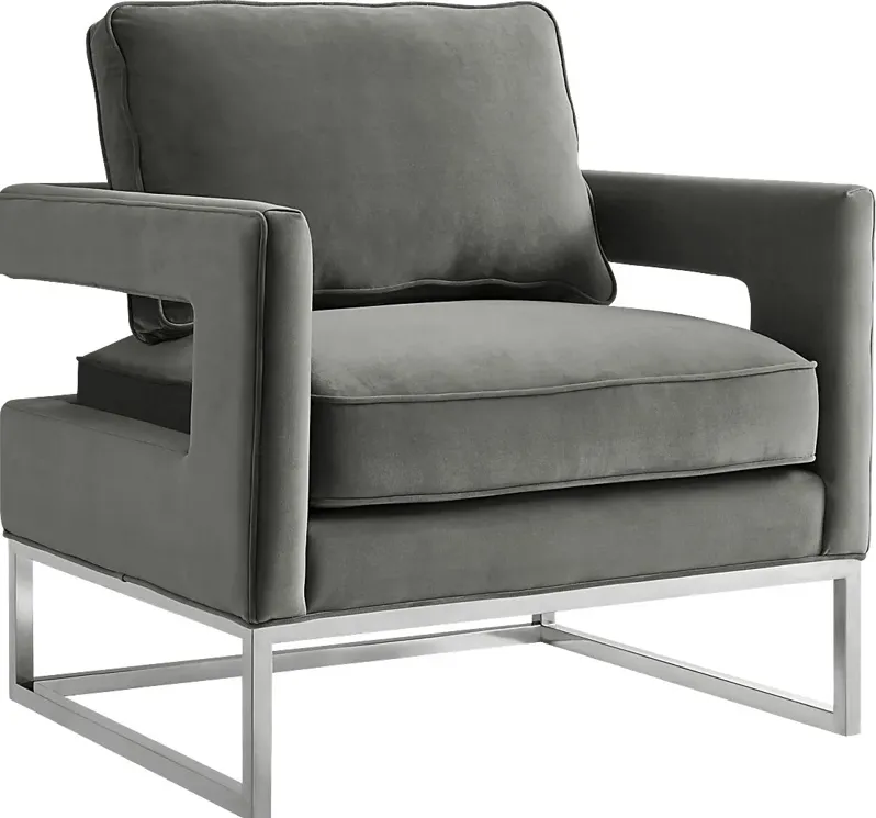 Belldid III Gray Accent Chair