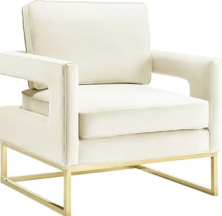 Belldid II Cream Accent Chair